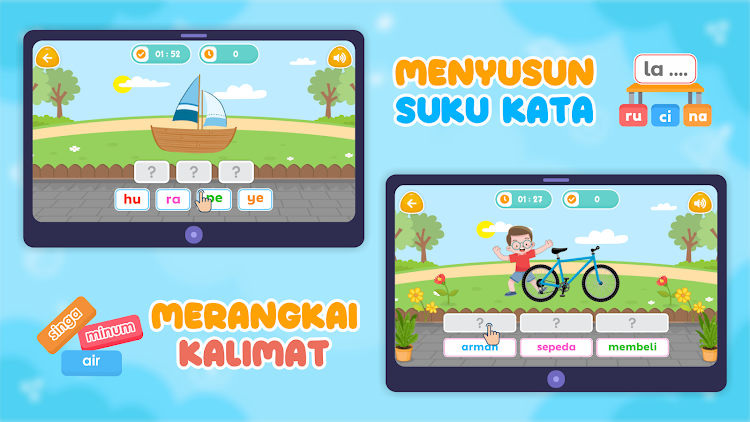 #6. Aplikasi Belajar Anak TK B (Android) By: Qreatif