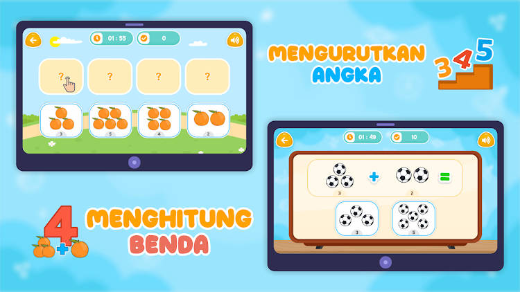 #8. Aplikasi Belajar Anak TK B (Android) By: Qreatif