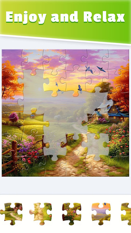 #5. Jigsaw Puzzles Game HD (Android) By: Aged Studio Limited