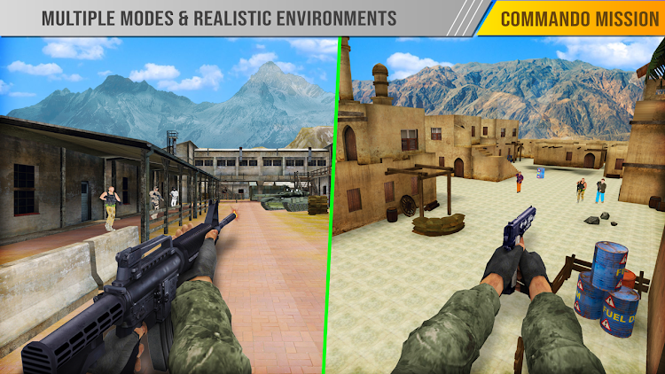 #5. FPS Commando 3D: Shooter Games (Android) By: Game Skills