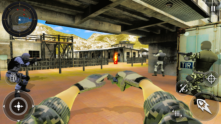 #6. FPS Commando 3D: Shooter Games (Android) By: Game Skills