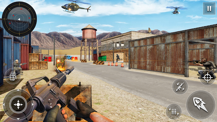 #8. FPS Commando 3D: Shooter Games (Android) By: Game Skills