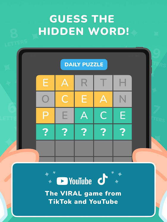 #9. Wordly Yoga: Daily & Unlimited (Android) By: Wordly - check IQ! Word puzzle games