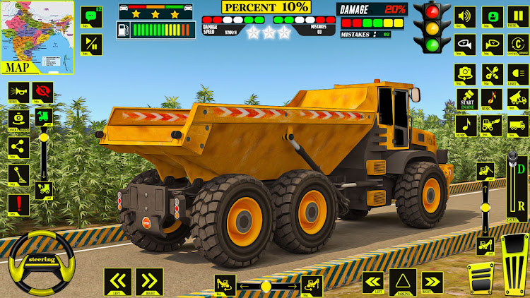 #5. Construction Truck Simulator (Android) By: Bit Solution