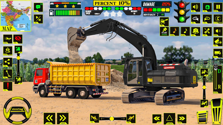 #10. Construction Truck Simulator (Android) By: Bit Solution