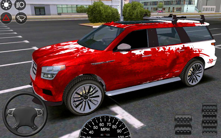 #7. US Prado Car Games Simulator (Android) By: Game Fun Inc