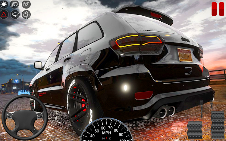 #8. US Prado Car Games Simulator (Android) By: Game Fun Inc