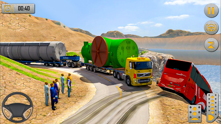 #4. Car Transporter Truck 3D Games (Android) By: Game Wall Studio