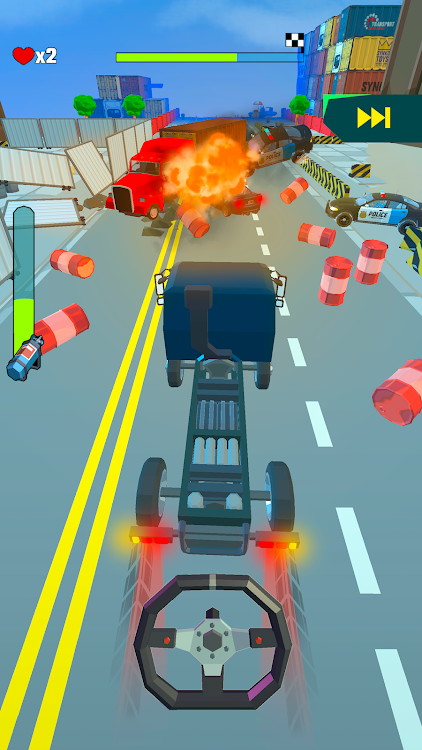 #3. Crazy Rush 3D: Race Master (Android) By: CASUAL AZUR GAMES