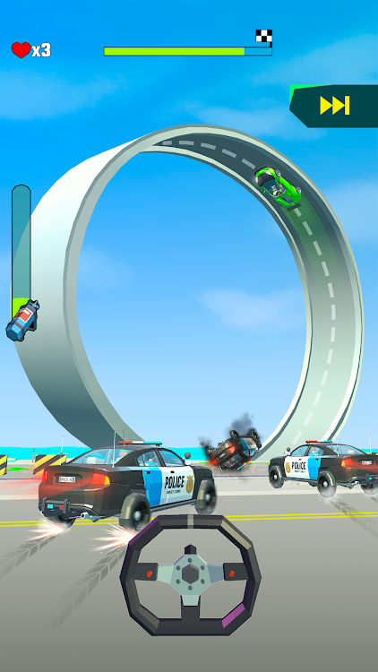 #4. Crazy Rush 3D: Race Master (Android) By: CASUAL AZUR GAMES