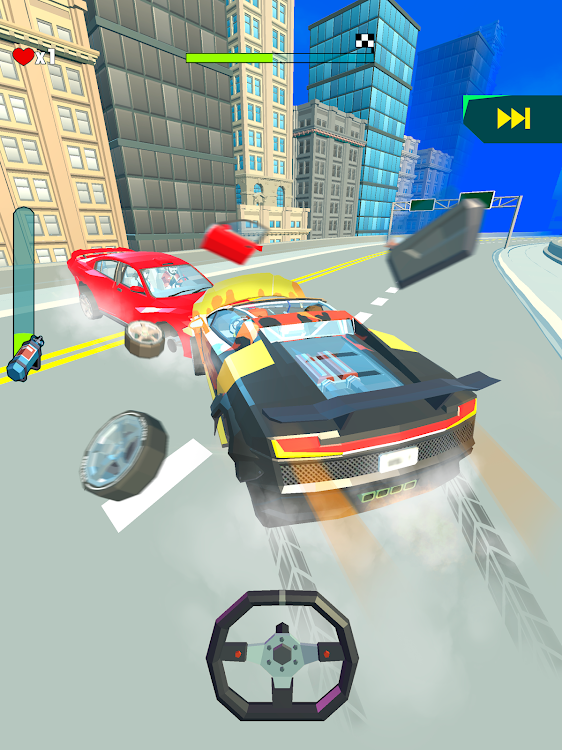 #10. Crazy Rush 3D: Race Master (Android) By: CASUAL AZUR GAMES