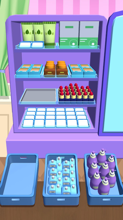 #2. Fill Up Fridge：Organizing Game (Android) By: GameLord 3D