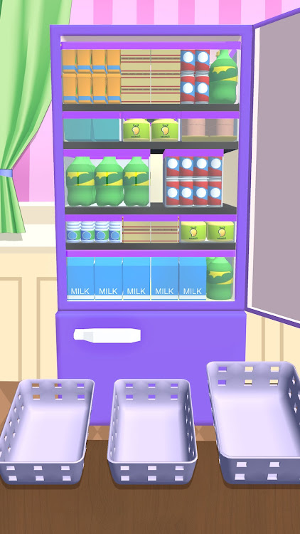 #5. Fill Up Fridge：Organizing Game (Android) By: GameLord 3D