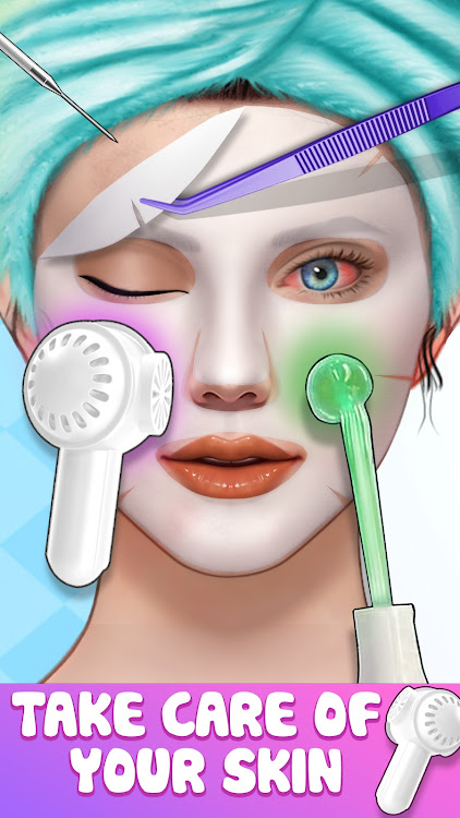 #6. ASMR Doctor Games Makeup Salon (Android) By: Phone Games Studio