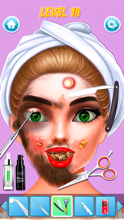 #8. ASMR Doctor Games Makeup Salon (Android) By: Phone Games Studio