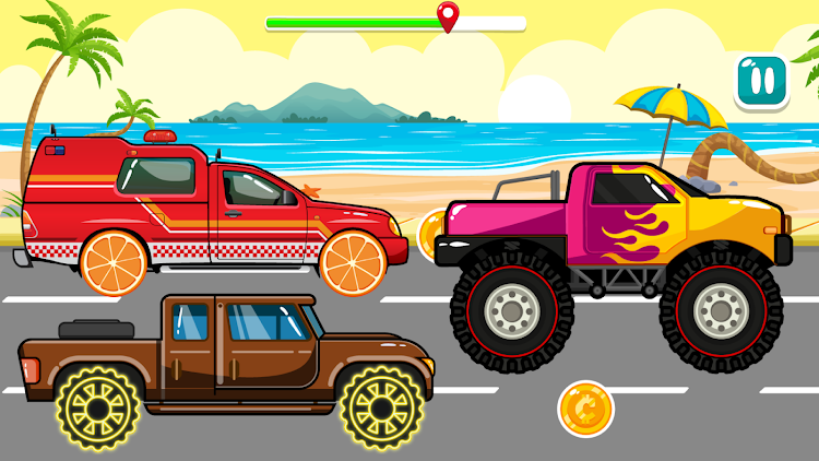 #3. Car Wash & Race Games for Kids (Android) By: GunjanApps Studios