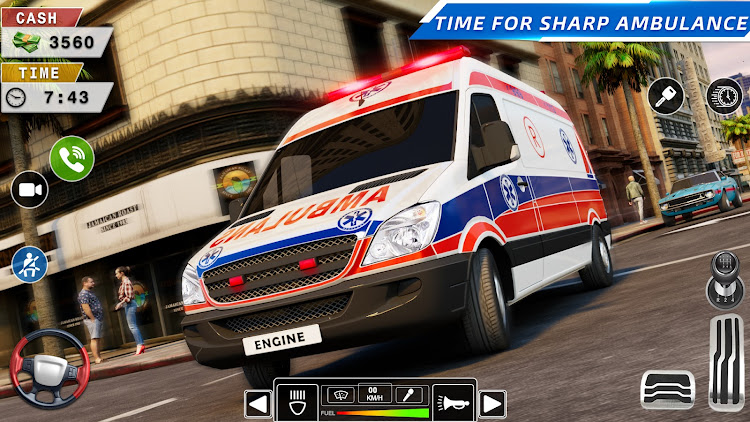 #5. Rescue Ambulance Simulator 3D (Android) By: Gaming Engine