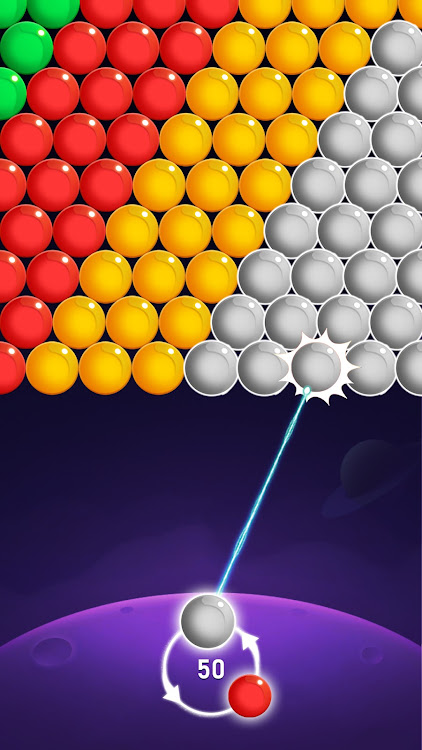 #3. Bubble Shooter Pop Bubble Game (Android) By: Biza Studio - Puzzle Games