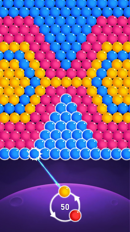 #5. Bubble Shooter Pop Bubble Game (Android) By: Biza Studio - Puzzle Games