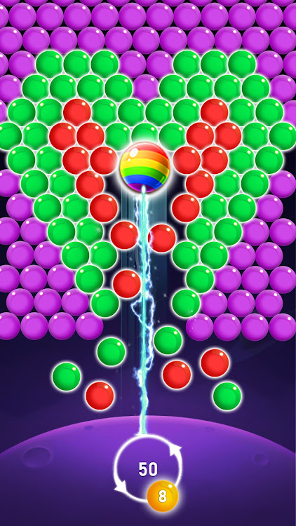 #7. Bubble Shooter Pop Bubble Game (Android) By: Biza Studio - Puzzle Games