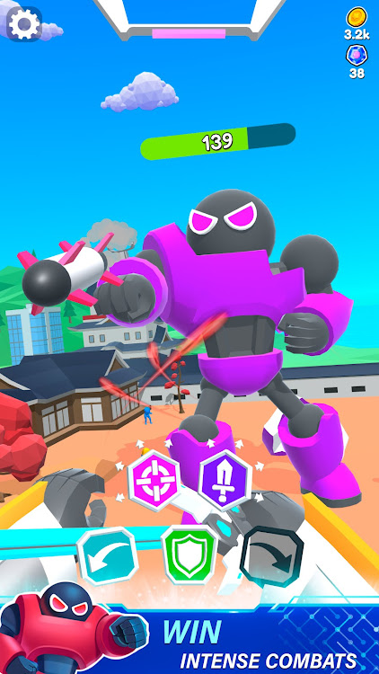 #6. Mechangelion - Robot Fighting (Android) By: MOONEE PUBLISHING LTD