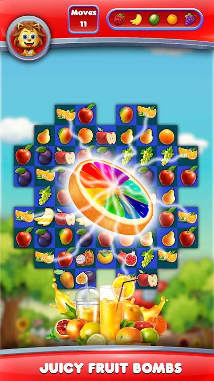 #2. Fruity Blast Match 3 Game (Android) By: GamesPlus