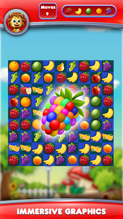 #9. Fruity Blast Match 3 Game (Android) By: GamesPlus