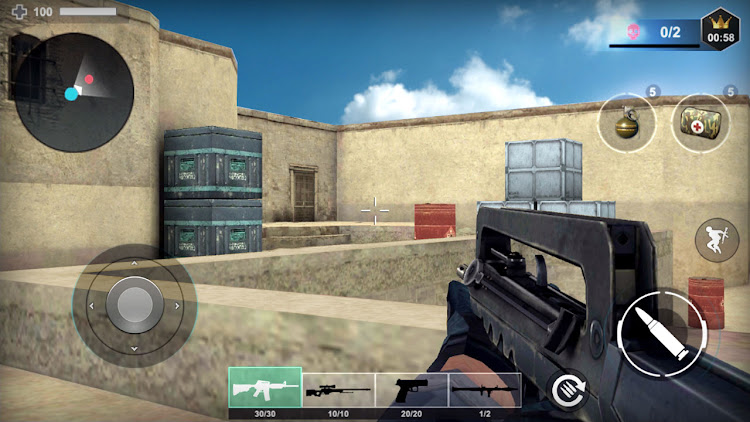 #8. Counter Terrorist: CS Offline (Android) By: C.C.T Games