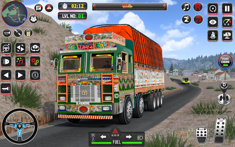 #2. Indian Truck Drive Truck Games (Android) By: X Gamerz