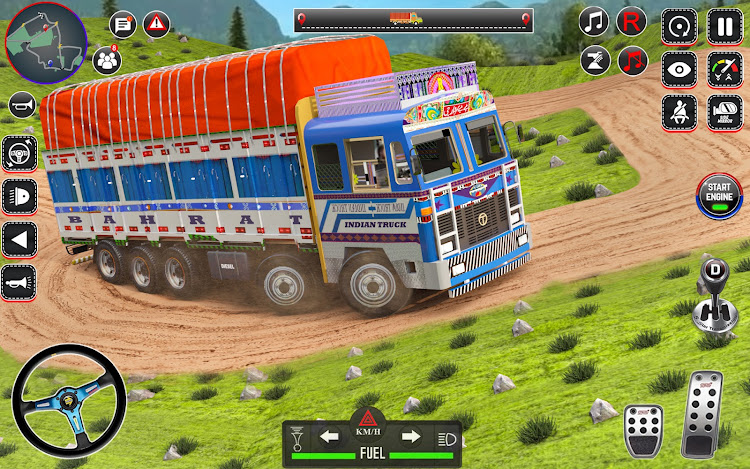 #3. Indian Truck Drive Truck Games (Android) By: X Gamerz