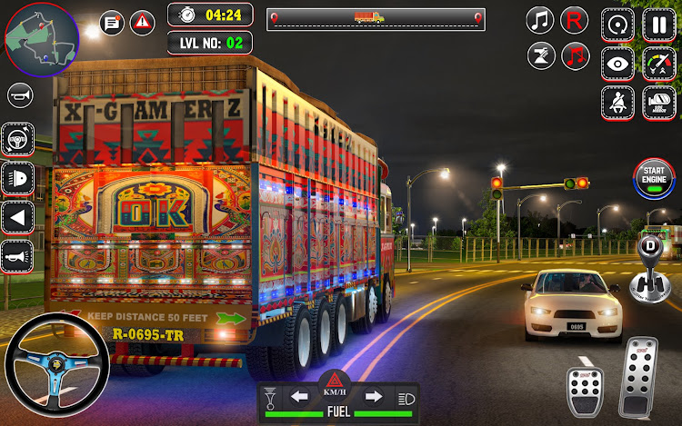 #5. Indian Truck Drive Truck Games (Android) By: X Gamerz