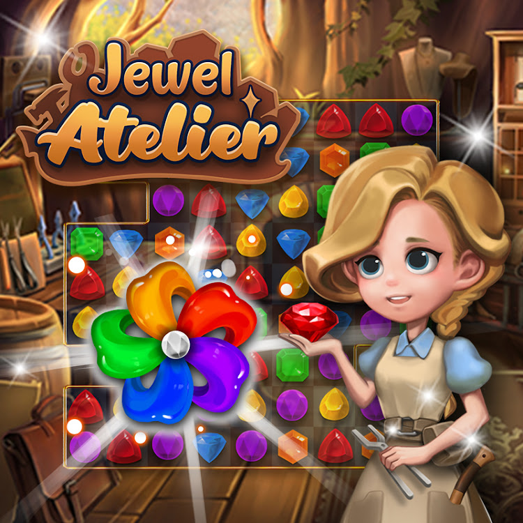 #4. Jewel Atelier : Match 3 Game (Android) By: 무지개토끼