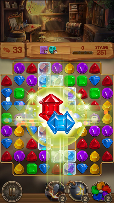 #5. Jewel Atelier : Match 3 Game (Android) By: 무지개토끼