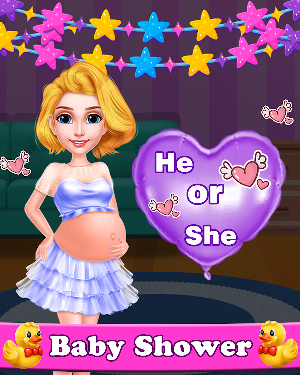 #5. Pregnant Mommy Salon Makeover (Android) By: Supergirl Game Studio