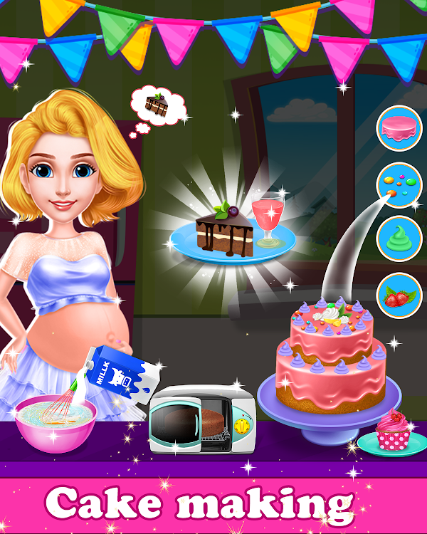 #6. Pregnant Mommy Salon Makeover (Android) By: Supergirl Game Studio