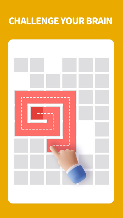 #6. 1 Line-Fill the blocks puzzle (Android) By: Shared Fun