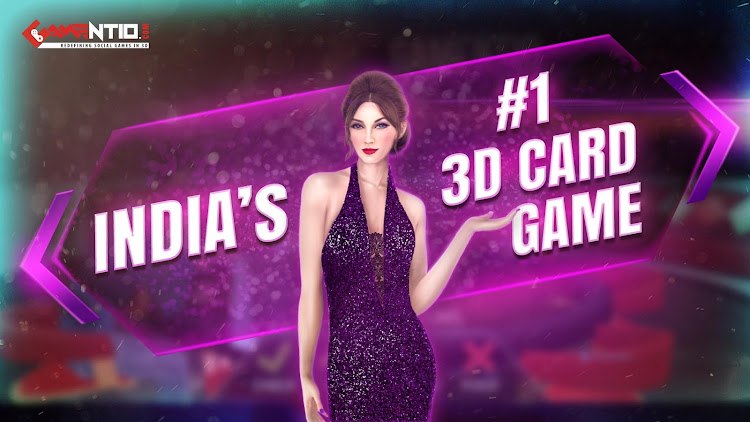 #8. Gamentio 3D: Poker Teenpatti R (Android) By: Logic Simplified