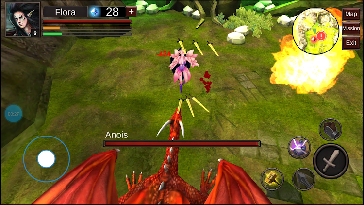 #6. Dragon and Fire:Magical Girls (Android) By: XiaoBai