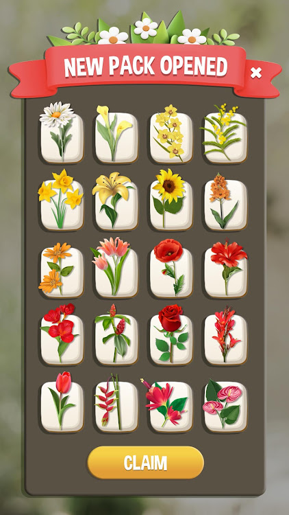 #5. Zen Blossom: Flower Tile Match (Android) By: BRAINWORKS PUBLISHING PTE. LTD.