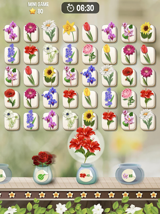 #9. Zen Blossom: Flower Tile Match (Android) By: BRAINWORKS PUBLISHING PTE. LTD.