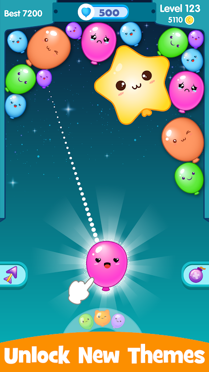 #7. Balloon Drop Merge Puzzle game (Android) By: PuzzlEasy Games - Simple Puzzles & Brain Games