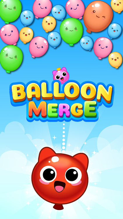 #8. Balloon Drop Merge Puzzle game (Android) By: PuzzlEasy Games - Simple Puzzles & Brain Games