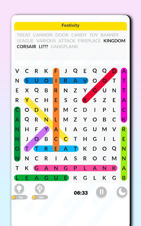 #7. Word Search Puzzle - Word Game (Android) By: PuzzlEasy Games - Simple Puzzles & Brain Games