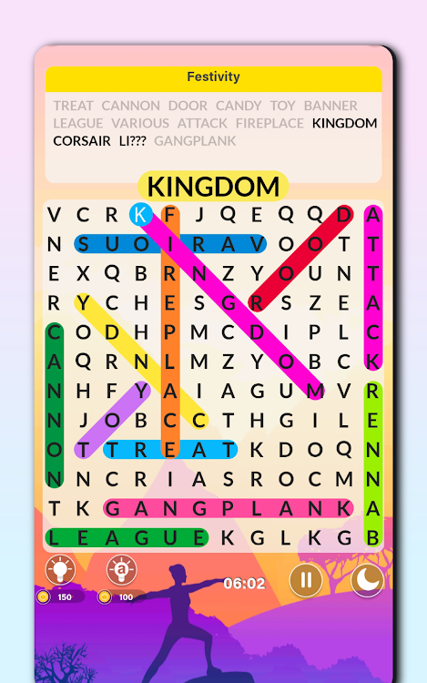 #8. Word Search Puzzle - Word Game (Android) By: PuzzlEasy Games - Simple Puzzles & Brain Games