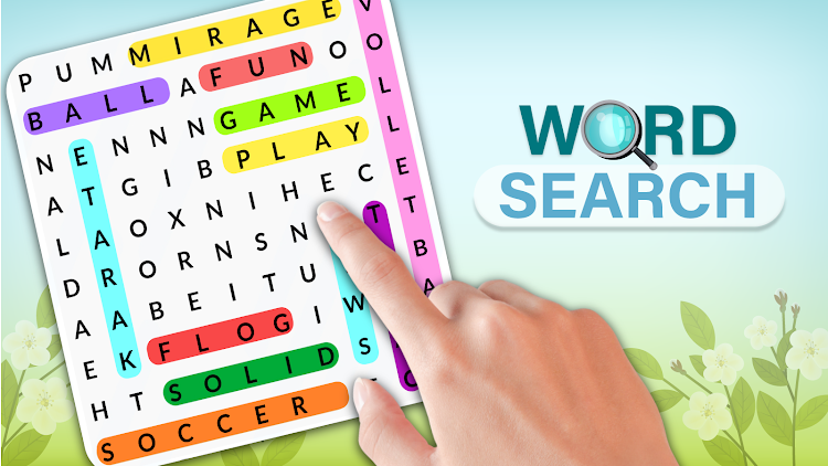 #9. Word Search Puzzle - Word Game (Android) By: PuzzlEasy Games - Simple Puzzles & Brain Games