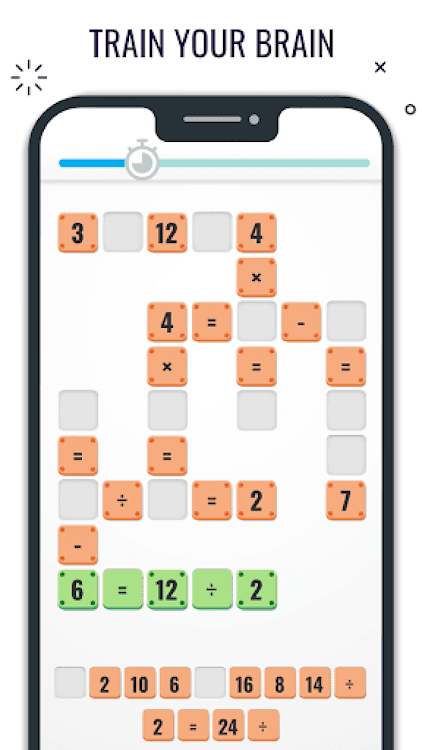 #3. Math Block Puzzle Math Games (Android) By: PuzzlEasy Games - Simple Puzzles & Brain Games