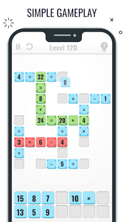 #7. Math Block Puzzle Math Games (Android) By: PuzzlEasy Games - Simple Puzzles & Brain Games