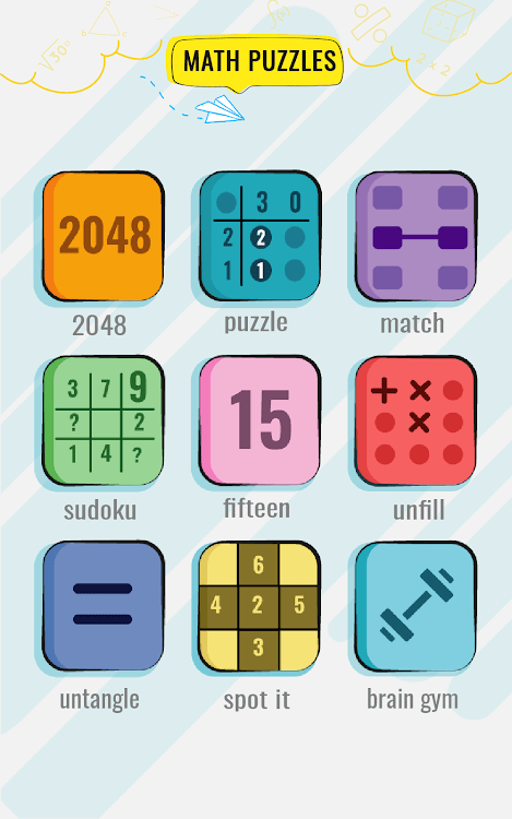 #7. Math Puzzles Game & Math Games (Android) By: PuzzlEasy Games - Simple Puzzles & Brain Games