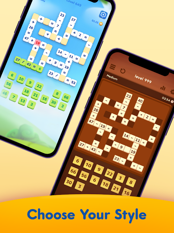 #7. Math Crossword — Number puzzle (Android) By: ZephyrMobile