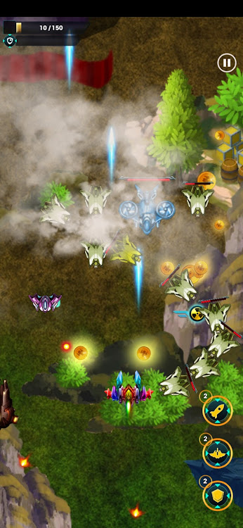 #3. Thunder Fighter (Android) By: Hippo game